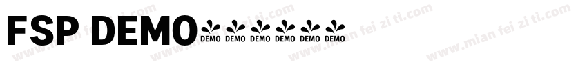 FSP DEMO字体转换